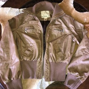Vegan Leather Cargo Zacket